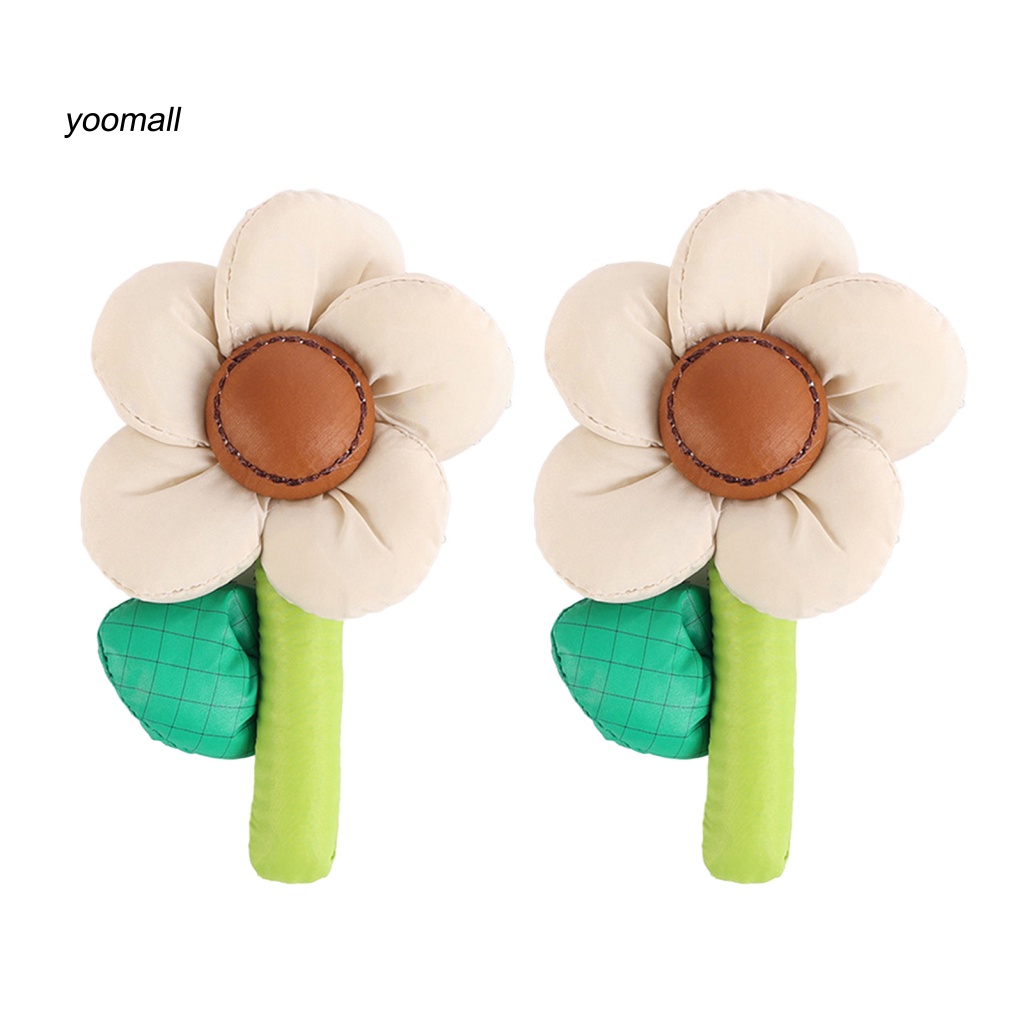 Set 2 Dây Buộc Tóc Đính Hoa Xinh Xắn Cho Nữ