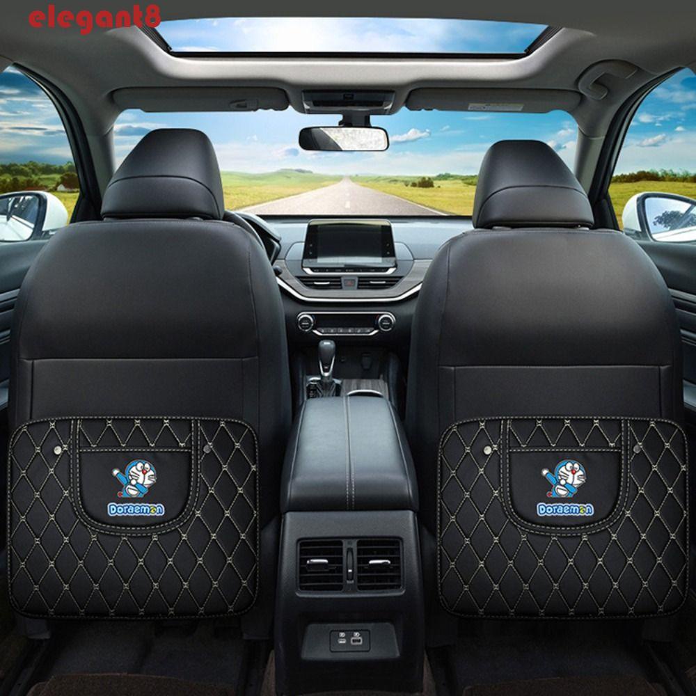 1 Túi Da PU Đựng Vật Dụng Chống Nước Chống Bẩn Gắn Sau Ghế Xe Hơi