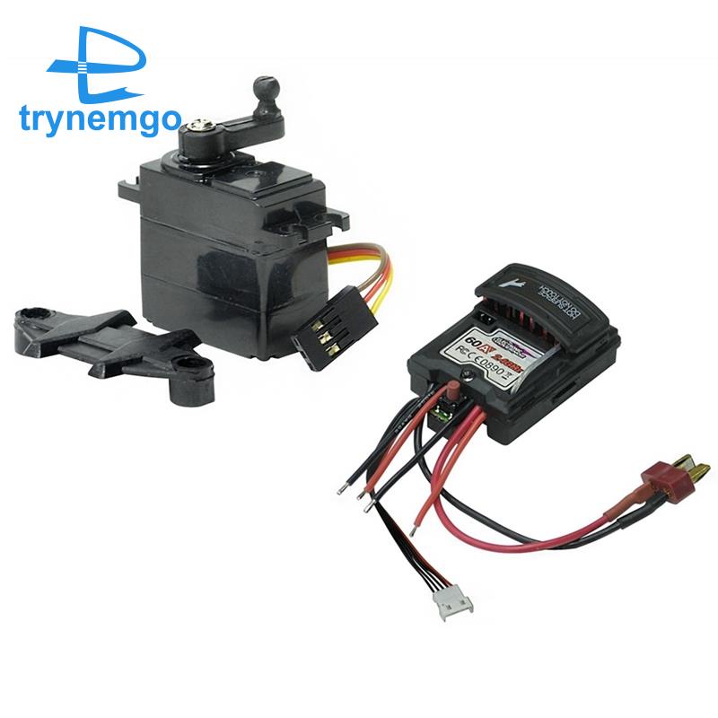 Động Cơ Servo Và ESC 25-ZJ07A 25-ZJ04N 3 Dây Cho Xe Điều Khiển Từ Xa Hosim 9125 Xinlehong XLH 9125 1 / 10