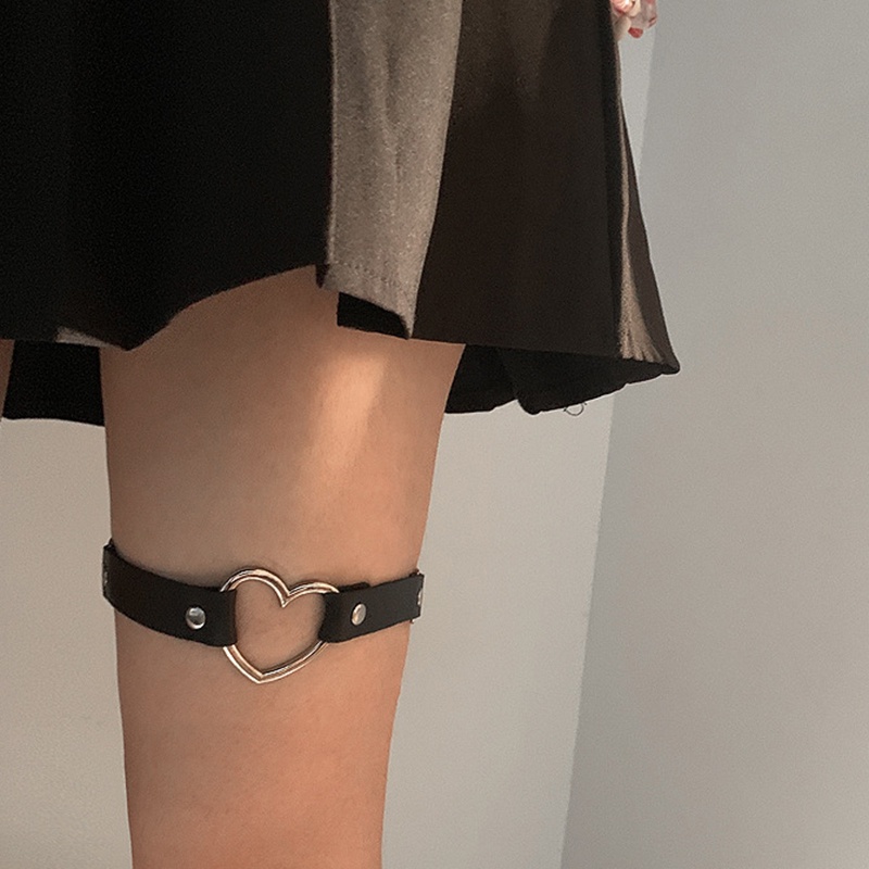 Chuỗi Vòng Đeo Chân Nhiều Lớp Bằng Kim Loại Co Giãn Hình Trái Tim Thời Trang Đi Biển Cho Nữ