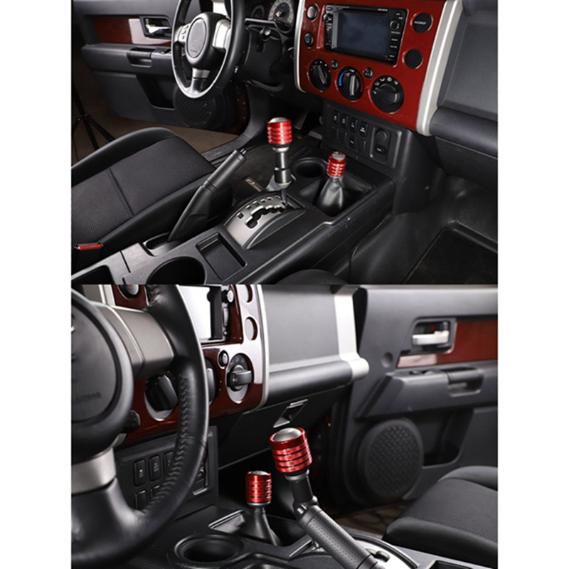 Vòng Đệm Cần Số Bằng Hợp Kim Nhôm Màu Đỏ Chuyên Dụng Cho Toyota FJ Cruiser 2007-2021