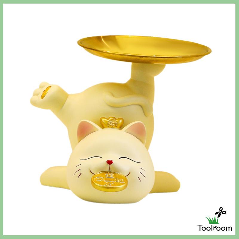 Giá Đỡ Chìa Khóa / Tượng Mèo Điêu Khắc Hiện Đại