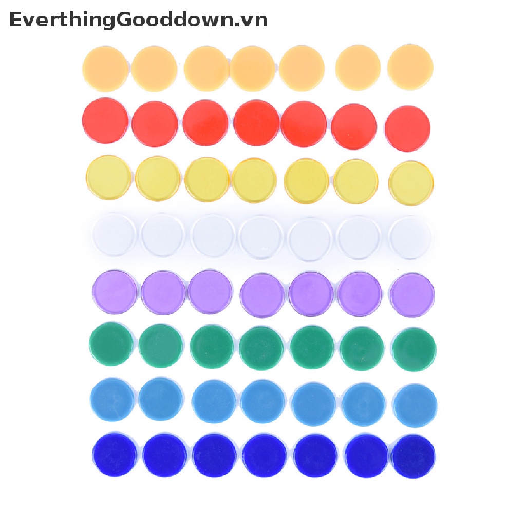 Everthinggooddown 100 Thẻ Chơi game bingo 1.5cm * 0.1cm vn
