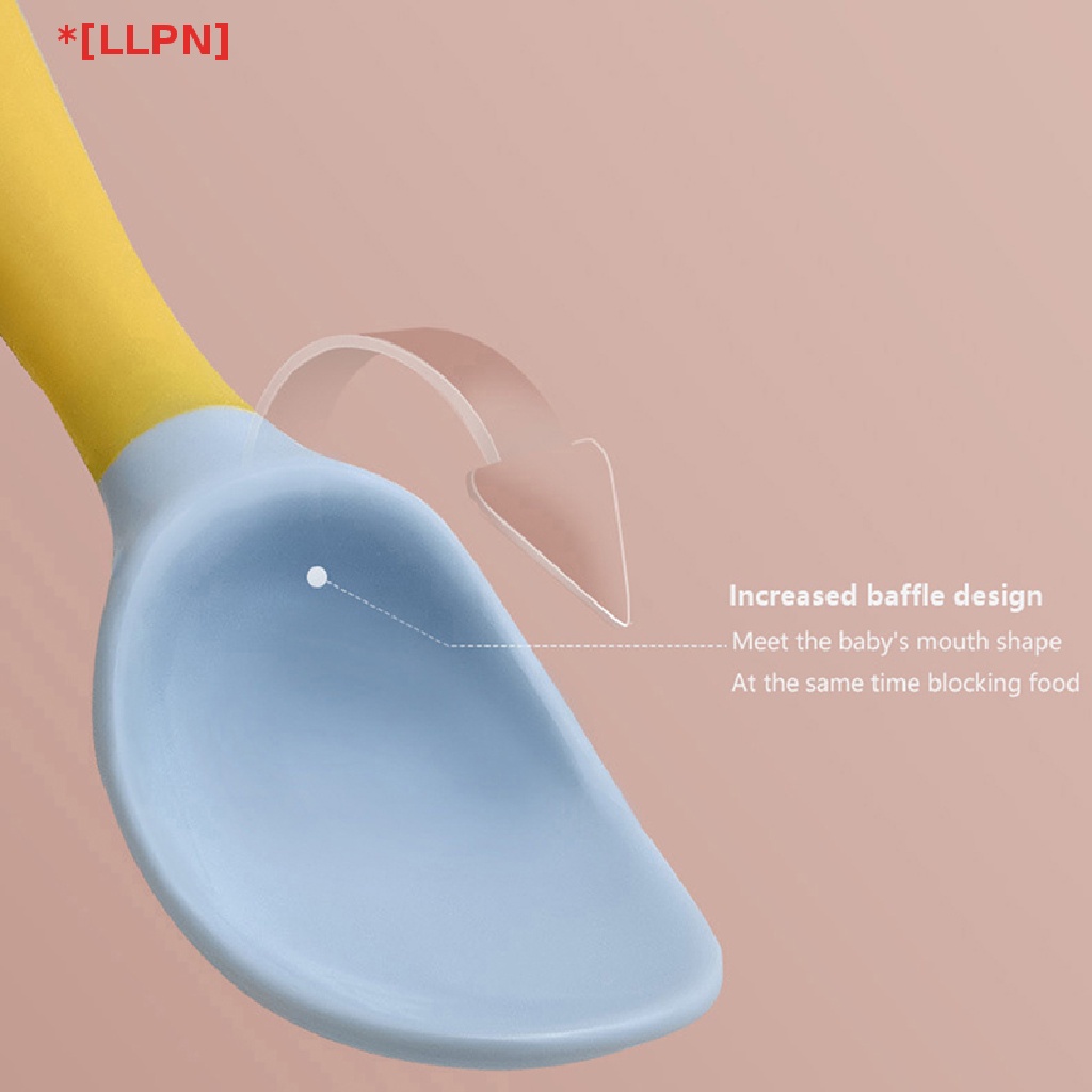 Set 2 Muỗng Nĩa PP + TPE Mềm Tập Ăn Cho Bé Sơ Sinh