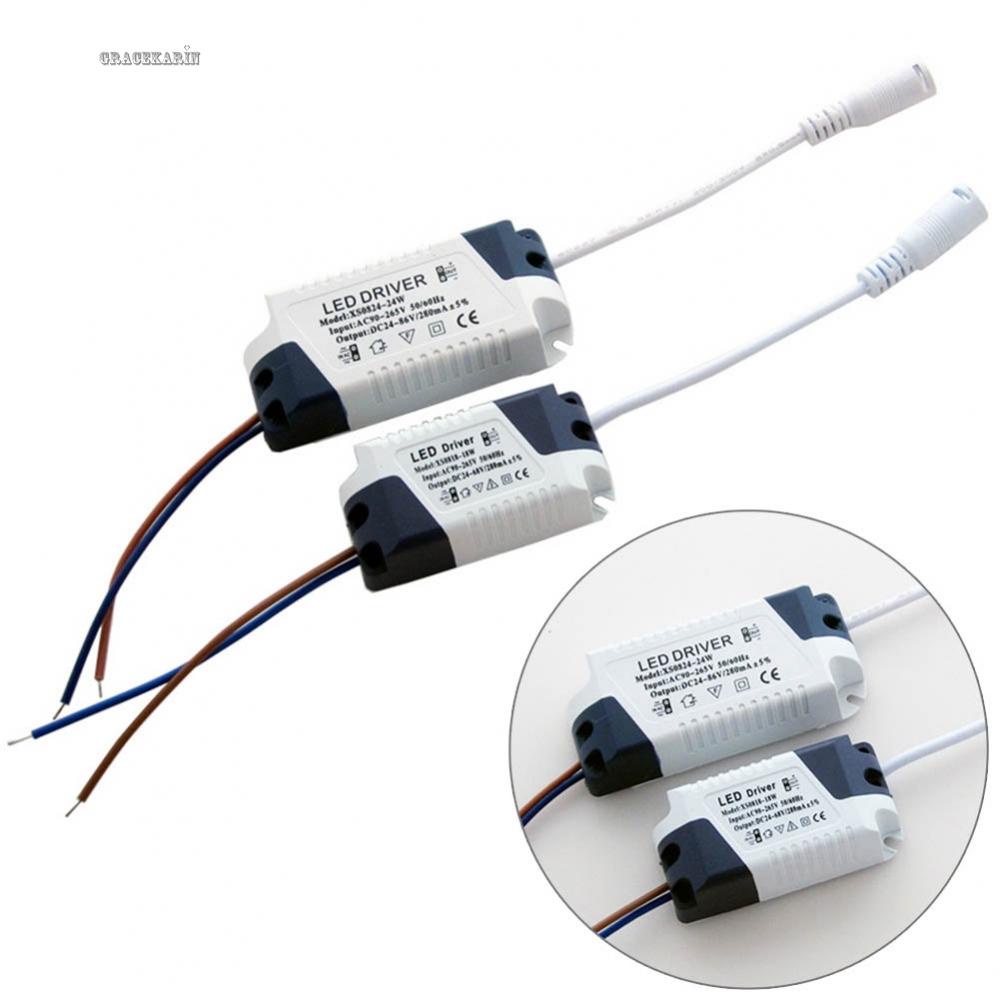 【GRCEKRIN】Home LED Driver Transformer 8-18W/8-24W Convert Adapter Lamp Transformer