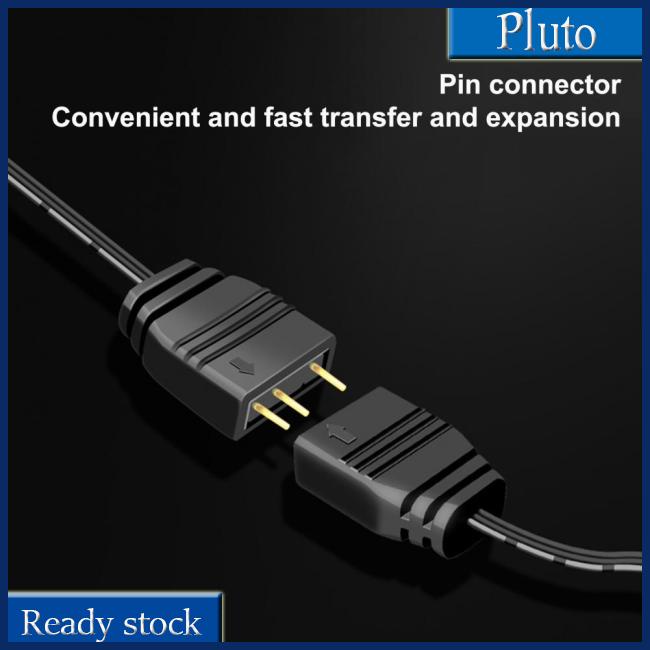 Mới Dây Cáp Nối Dài Bo Mạch Chủ Argb 5v 3 Chấu 1 Sang 4 33.5cm Có Bảo Vệ Bàn