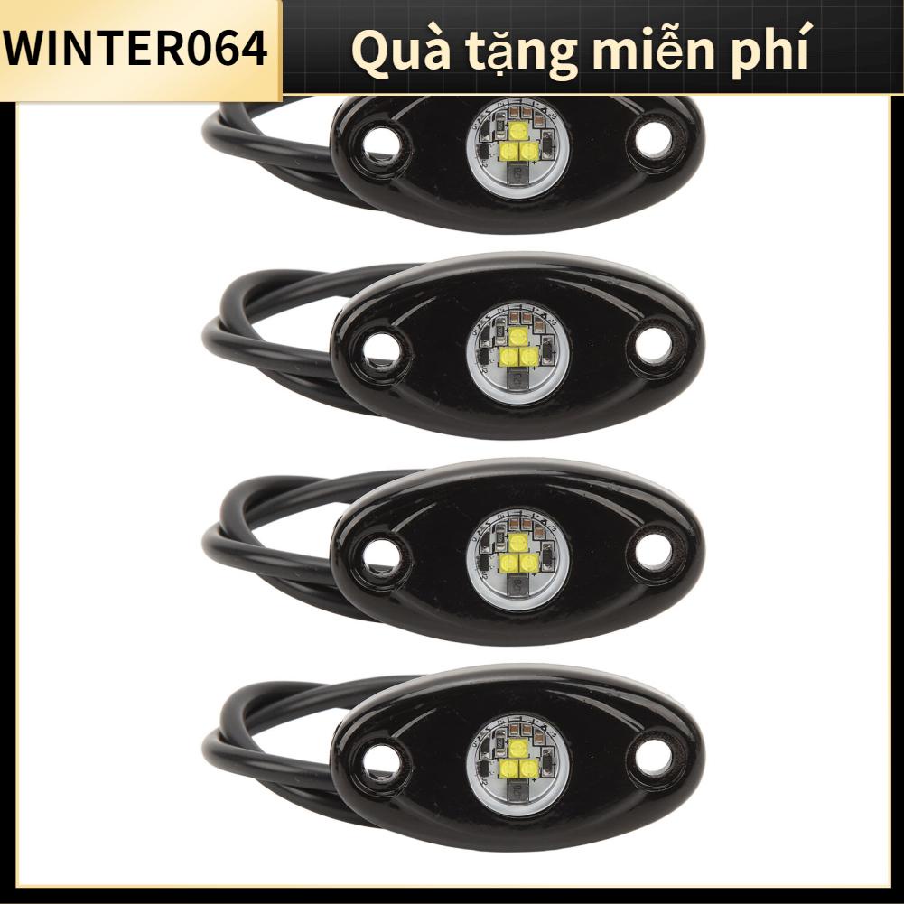 Bộ 4 Đèn Led 9 Sang 32V 9W Ánh Sáng Trắng Cao Cấp Cho Xe Hơi / Tàu Thuyền