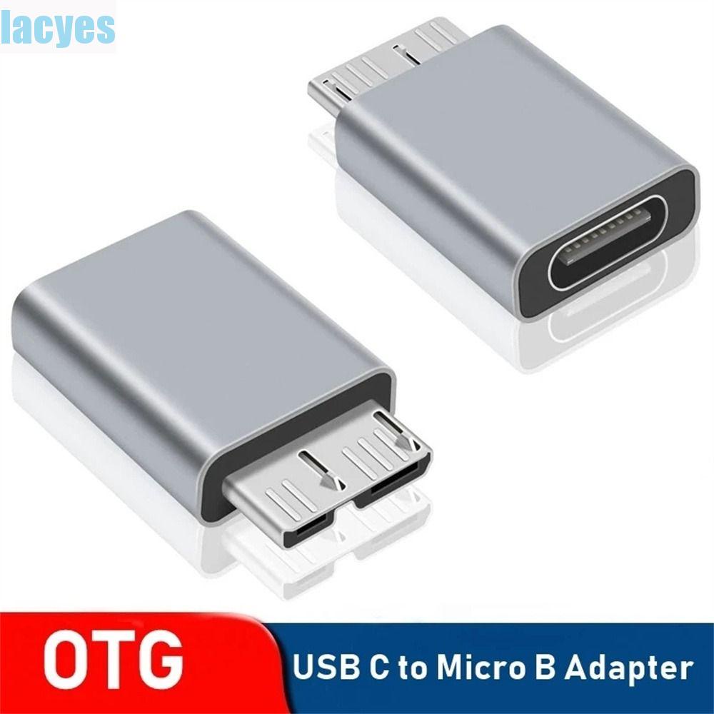 Đầu Chuyển Đổi USB 3.0 Type C Sang Đầu Cắm Micro B Bằng Kim Loại Cho Ổ Cứng / Máy Ảnh