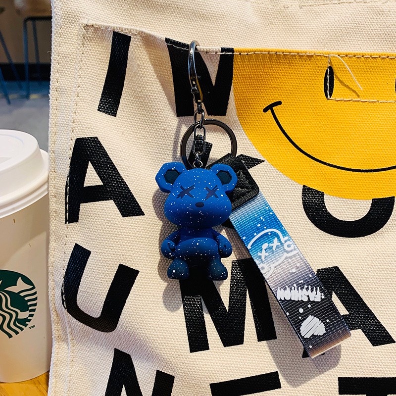 Móc Khoá Phụ Kiện Xe Túi Xách Hình Gấu Hàn Quốc Móc Khóa KOBI