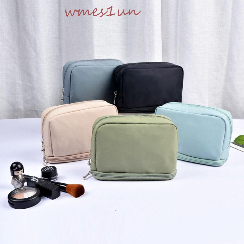 Túi Đựng Mỹ Phẩm WMES15H Bằng Nylon Hình Vuông Sức Chứa Lớn Tiện Dụng Mang Theo Du Lịch