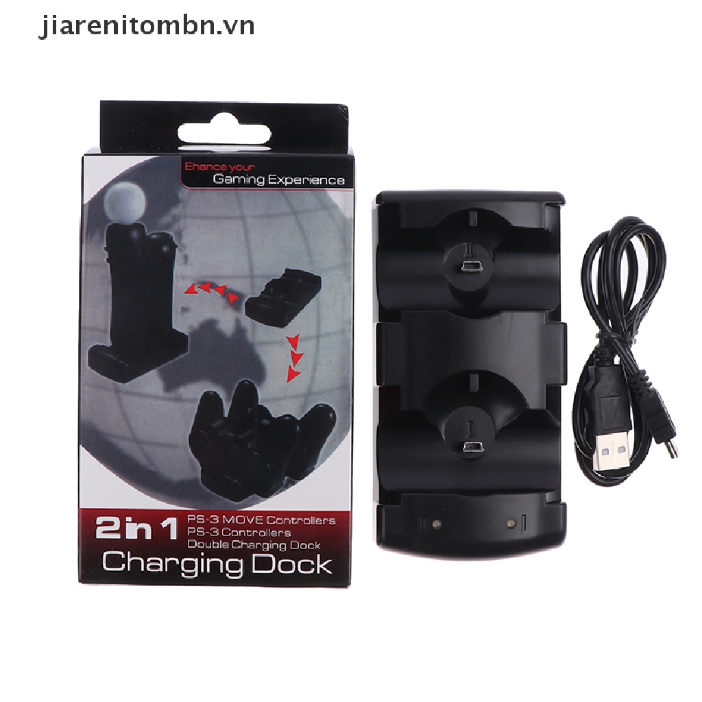 Bộ Sạc USB Kép Cho Tay Cầm Điều Khiển Chơi Game Sony PS3 PS3move / PS3
