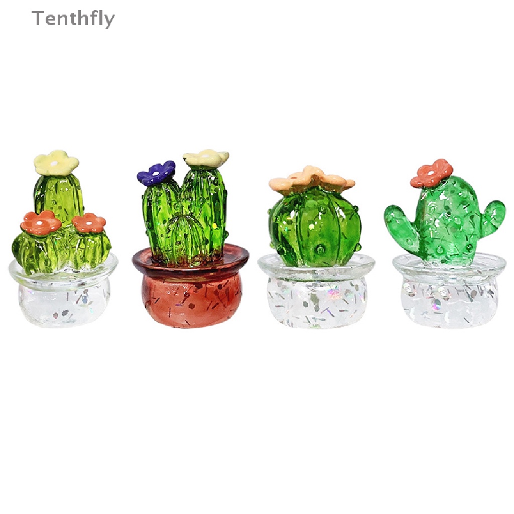 Mô Hình Chậu Cây Xương Rồng Mini Để Bàn Trang Trí Nội Thất Xe Hơi Mới