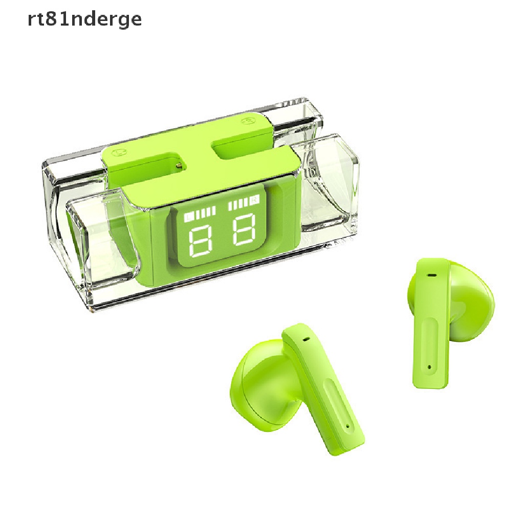 Tai Nghe Nhét Tai Bluetooth 5.3 Không Dây TWS Trong Suốt Kèm Mic Chất Lượng Cao