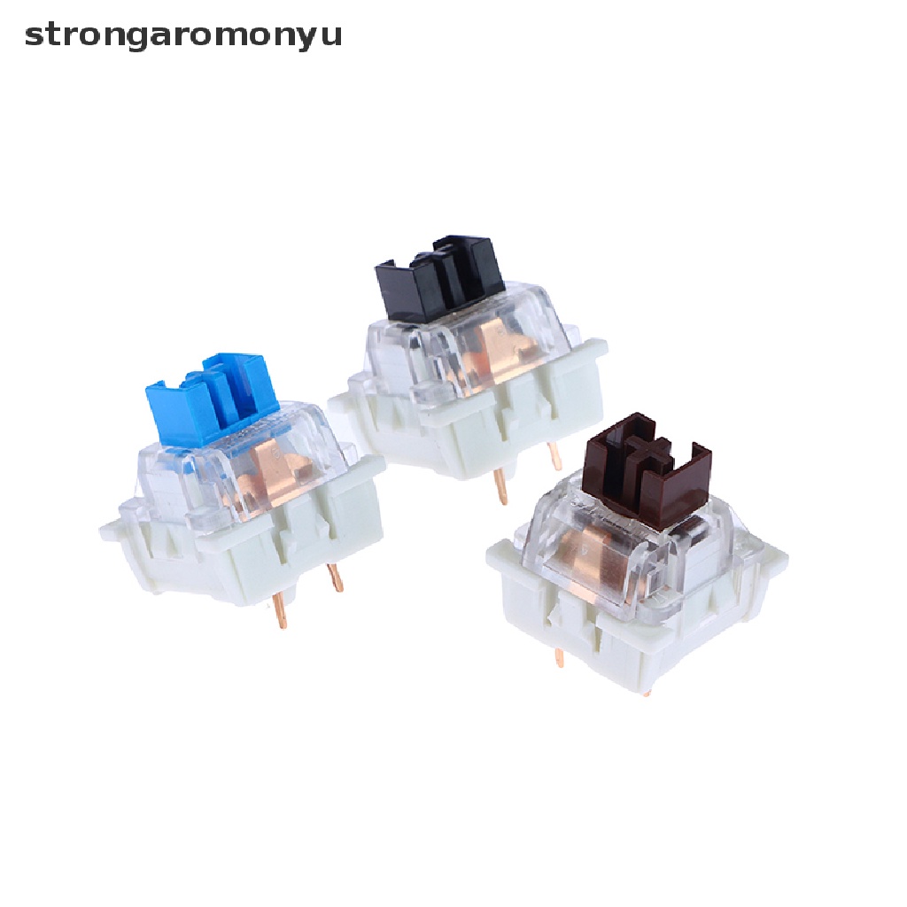 Set 10 Công Tắc Chống Bụi Cho Bàn Phím Cơ Màu Đen / Xanh Lá / Đỏ Tuyến Tính