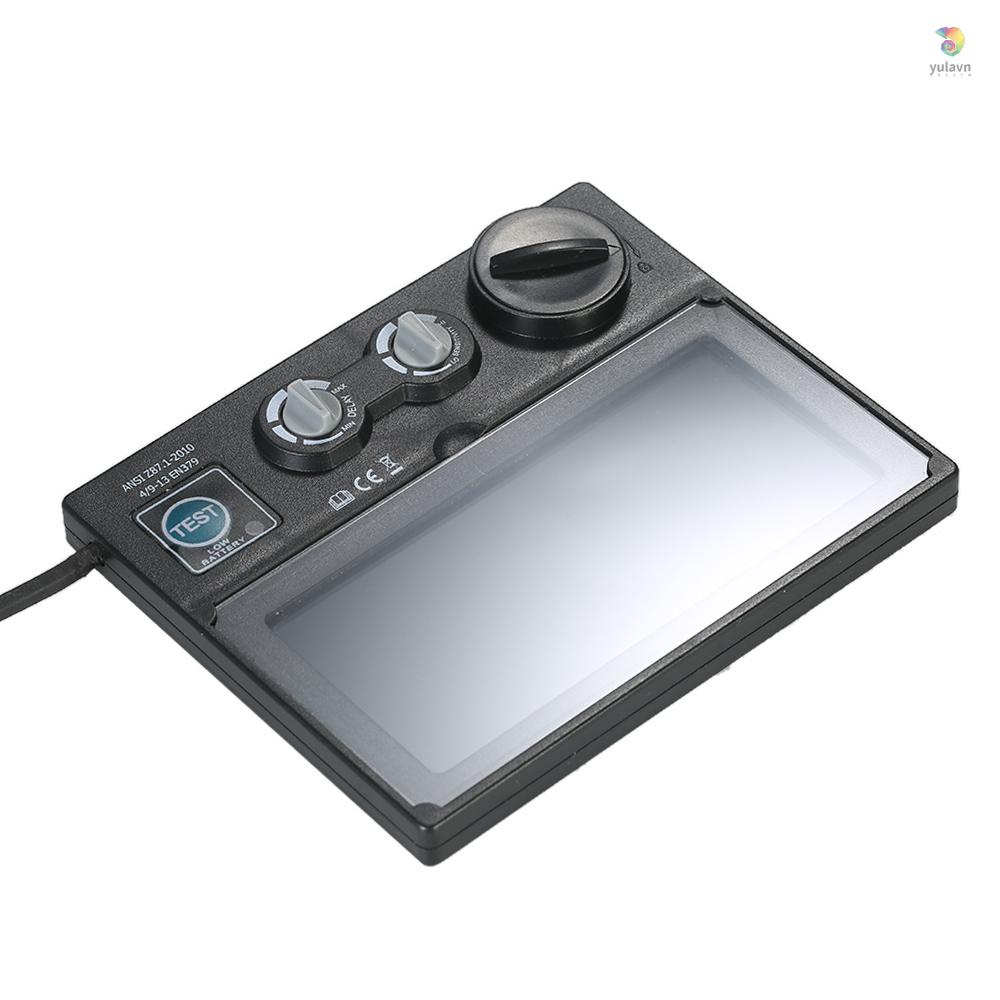 Mũ Bảo Hiểm Hàn Năng Lượng Mặt Trời Tự Động Tối Kèm Kính Lọc Màu Có Thể Điều Chỉnh Độ Nhạy Cao