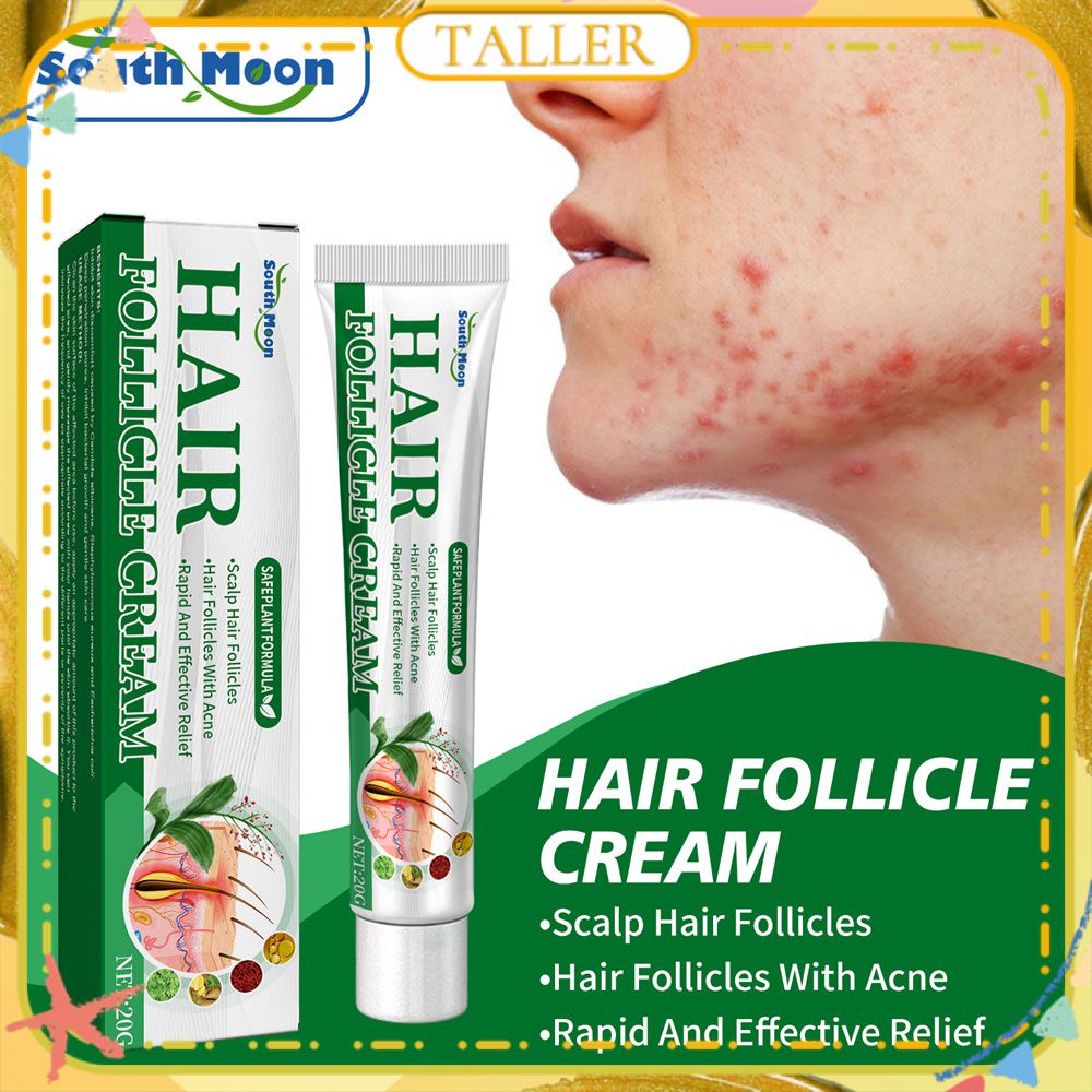 ✧Ready Stcok Kem Nang Lông South Moon Loại Bỏ Mụn Trứng Cá Vết Sẹo Kiểm Soát Dầu Thu Nhỏ Lỗ Chân Lông Ức Chế Nấm Tăng Trưởng Chăm Sóc Da Mặt Kháng Khuẩn Cao 20G