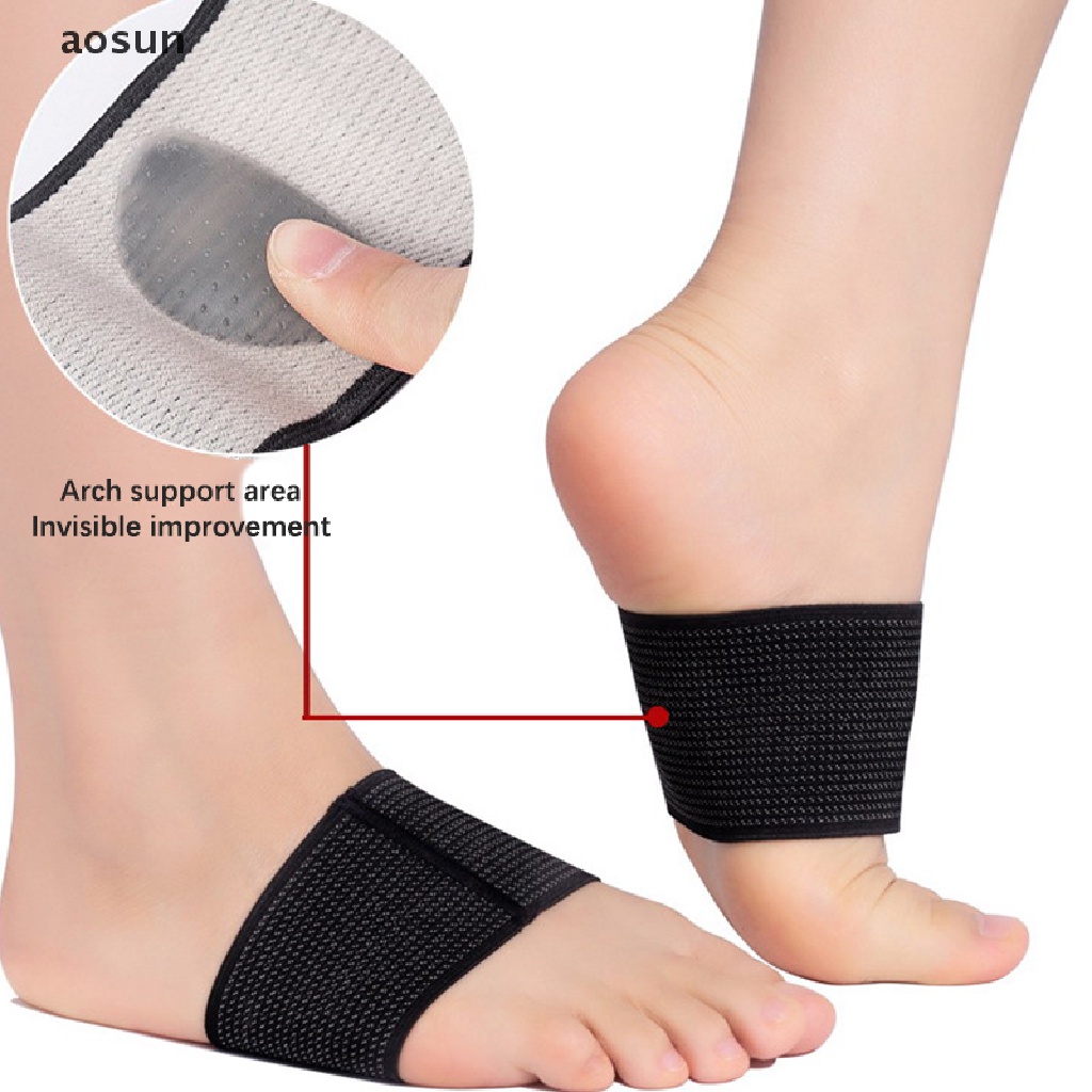 Aosun Miếng Lót Giày Thể Thao Hỗ Trợ Chỉnh Hình Bàn Chân Phẳng Giảm Đau Cho Nam Và Nữ