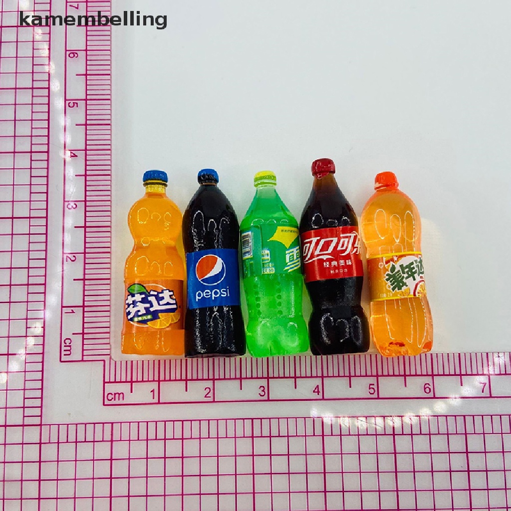 Bộ 5 Mô Hình Đồ Uống Mini Trang Trí Ốp Điện Thoại DIY