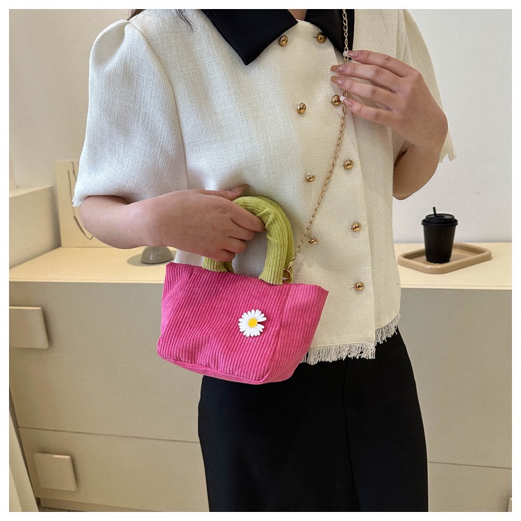 Túi Xách JASMIN NOIR Mini Dây Xích Đeo Vai Chất Nhung Thời Trang Cho Nữ