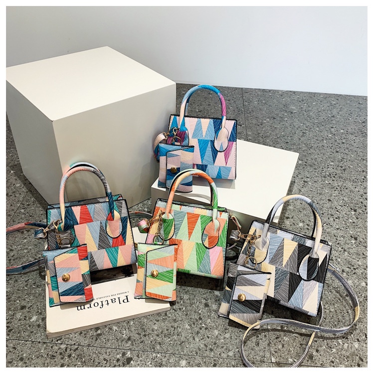 Túi Xách Đeo Vai Họa Tiết Tranh Sơn Dầu Thời Trang Mới 2023 Cho Nữ