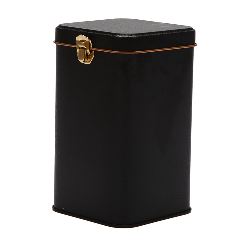 Hộp Thiếc Đựng Trà / Cà Phê / Kẹo Cao Cấp Có Khóa Bằng Thiếc