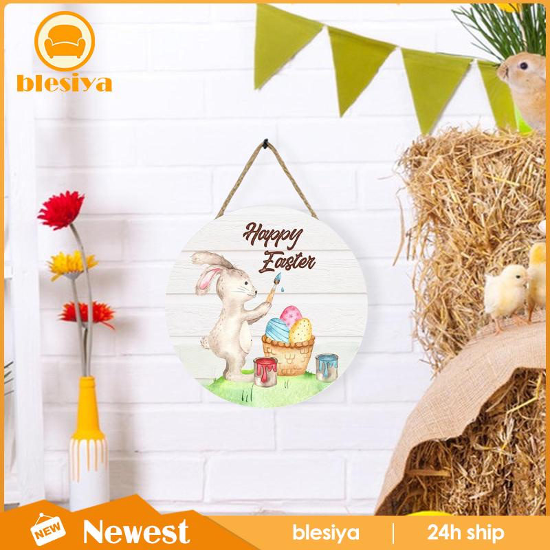 [Blesiya] Móc Treo Cửa Họa Tiết Thỏ Phục Sinh Trang Trí Nhà Cửa