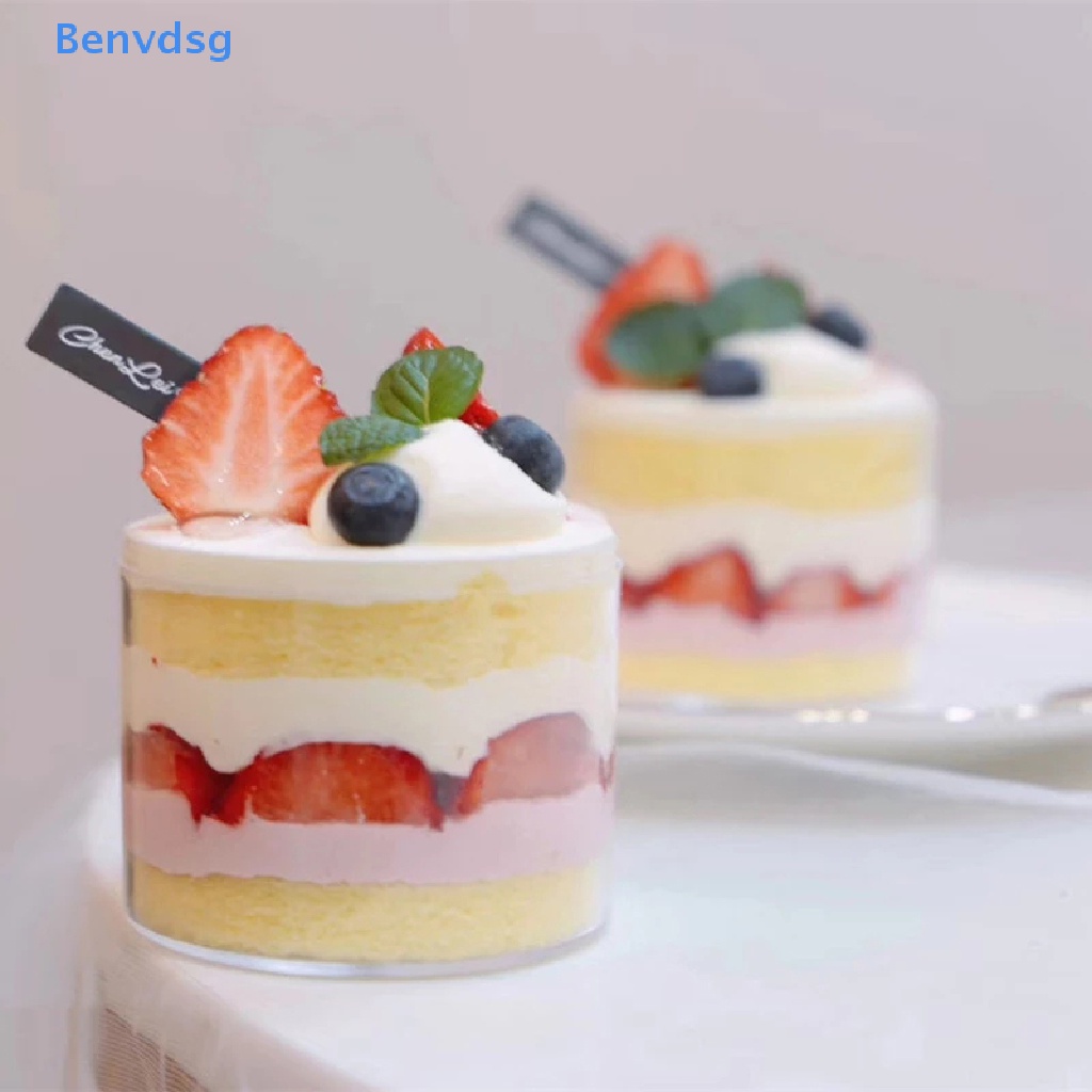 Bộ 12 Cốc Nhựa Đựng Món Tráng Miệng Mini 70ml