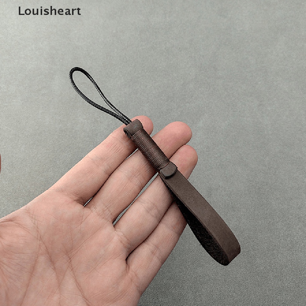 Móc Khóa Dây Da Bò Handmade Phong Cách Retro