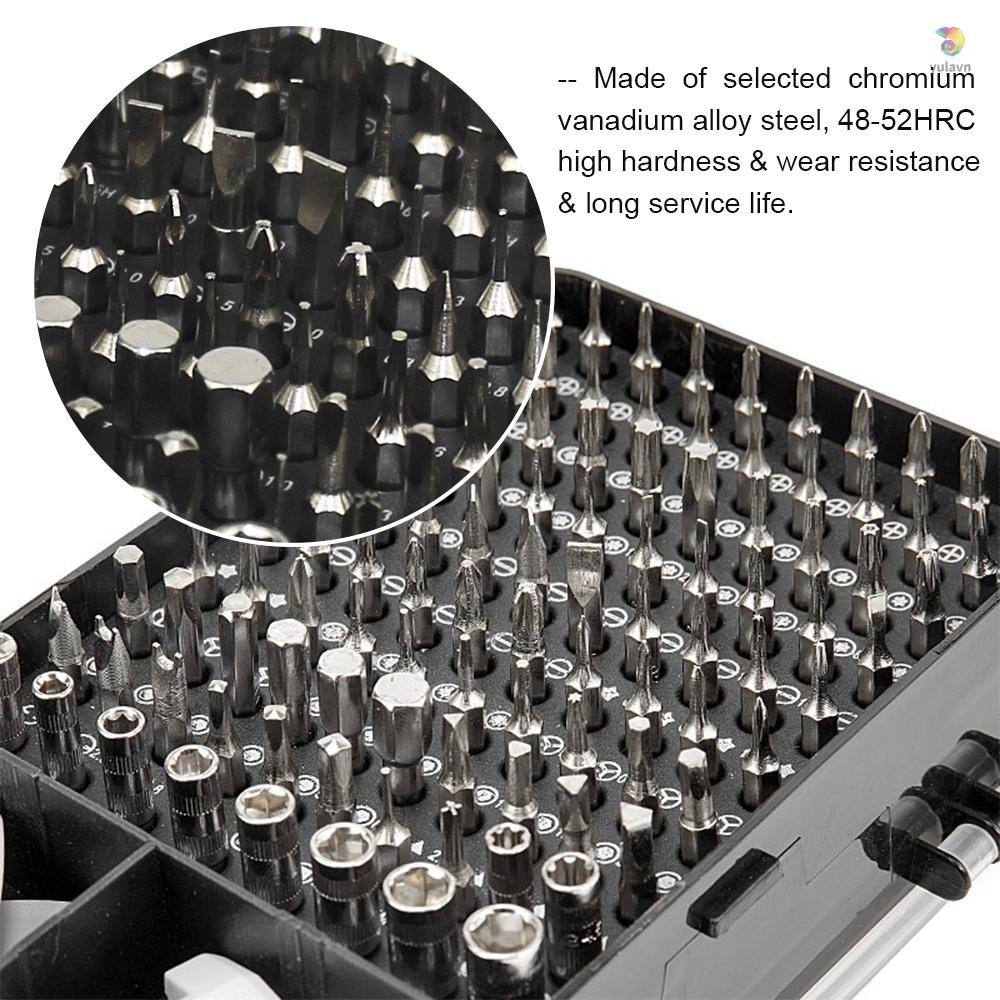 Bộ Dụng Cụ Sửa Chữa Đồng Hồ Máy Tính 115 Trong 1 98 Bits Đa Năng