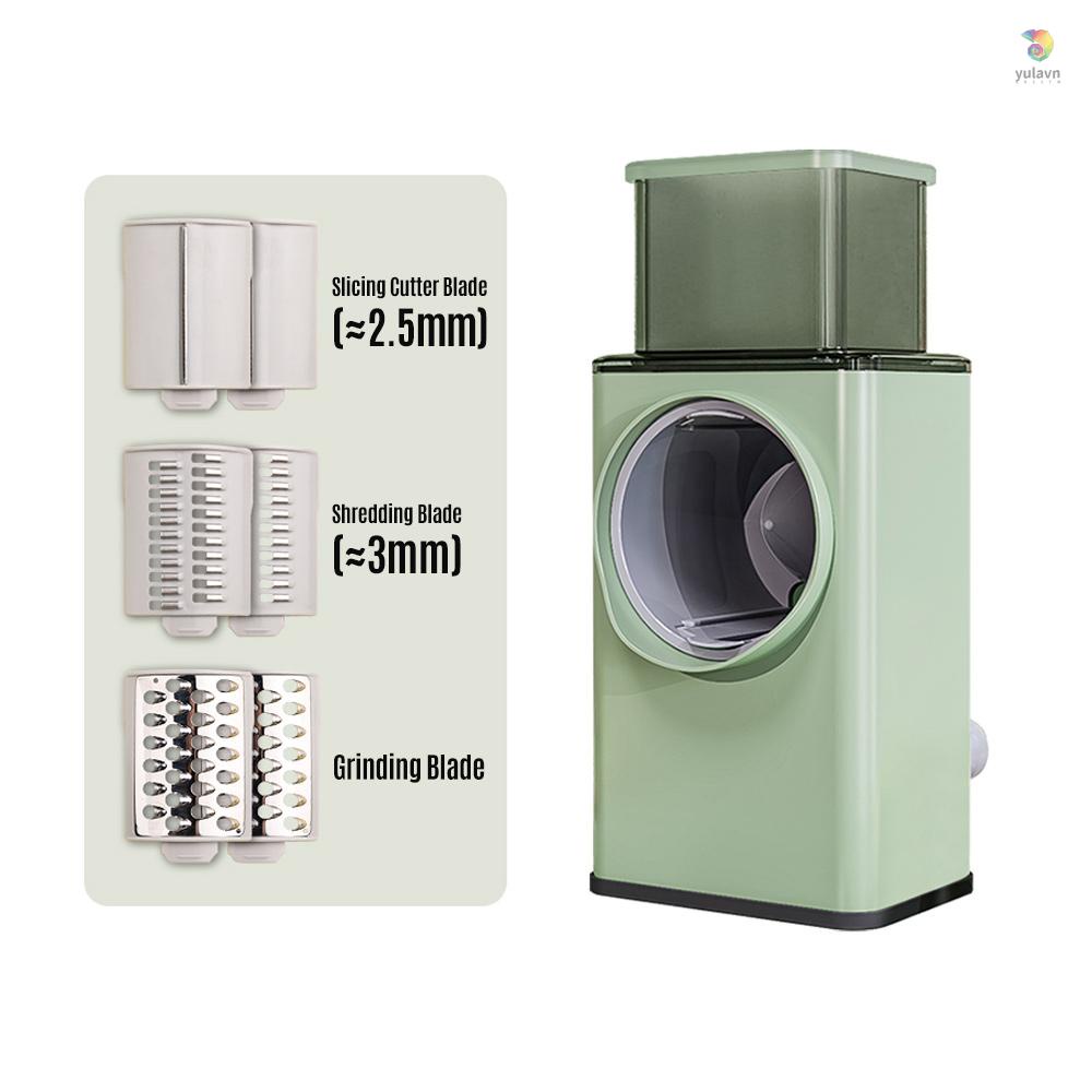 Bộ Dụng Cụ Bào Sợi Rau Củ Quả 3 Trong 1 Đa Năng Bằng Thép Không Gỉ