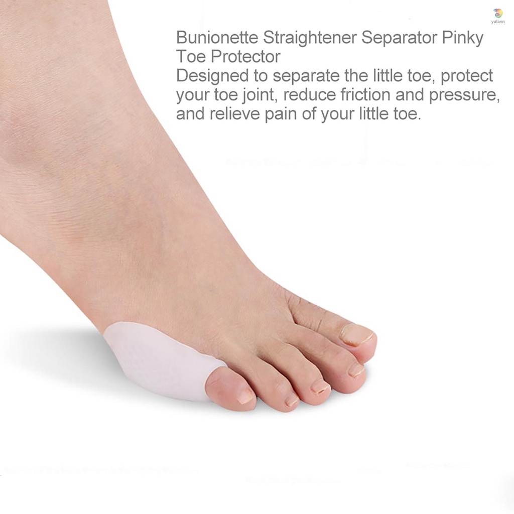 1 Cặp Đệm Tách Ngón Chân Cái Giảm Đau Cho Nam Nữ