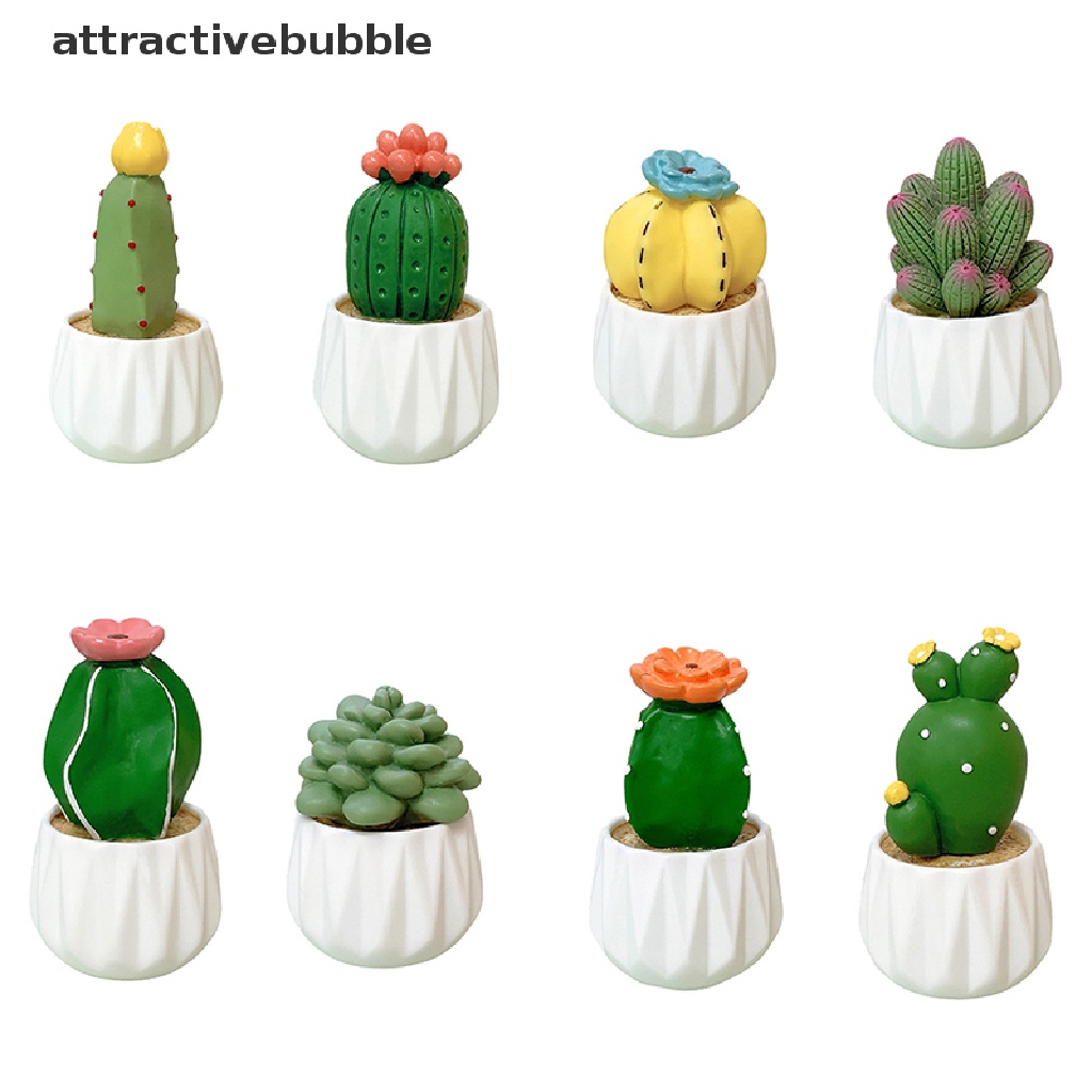 Set 1 / 4 Đồ trang trí Cây Xương Rồng Mini Trang Trí Tiểu Cảnh