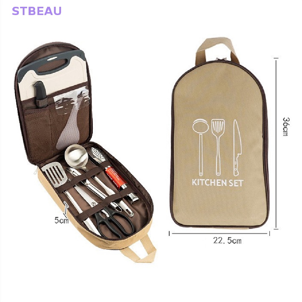 Túi Đựng Dụng Cụ Nấu Ăn Du Lịch / Cắm Trại Ngoài Trời Tiện Lợi