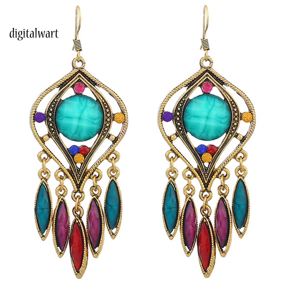 Kỹ Thuật Số| Đôi Khuyên Tai Tua Rua Phong Cách Bohemian Thời Trang Cho Nữ