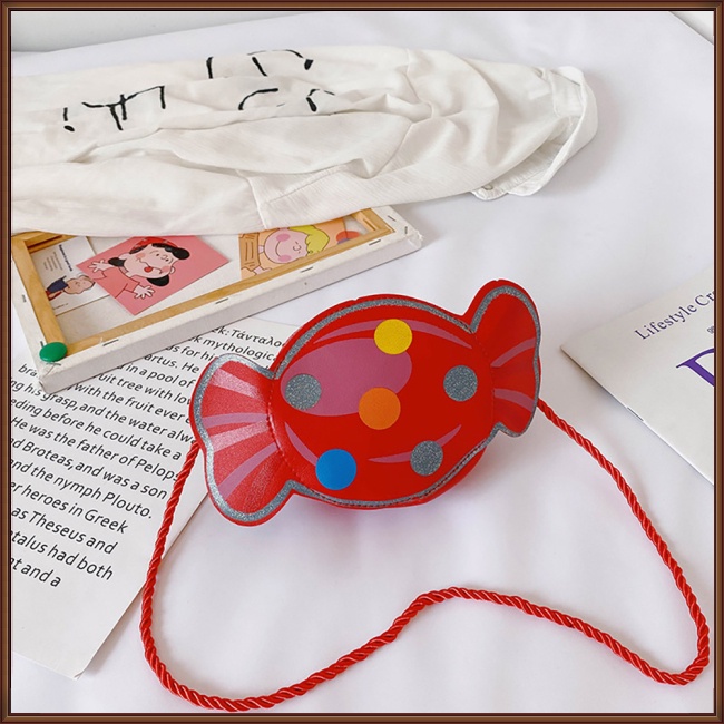 Túi Đeo Chéo Hình Viên Kẹo Nhỏ Xinh Nhiều Màu Sắc Dễ Thương Cho Bạn Gái