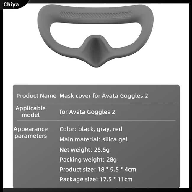 Miếng Đệm Bảo Vệ Mặt Nạ Thay Thế Bằng Silicon Cho Dji Avata Goggles 2