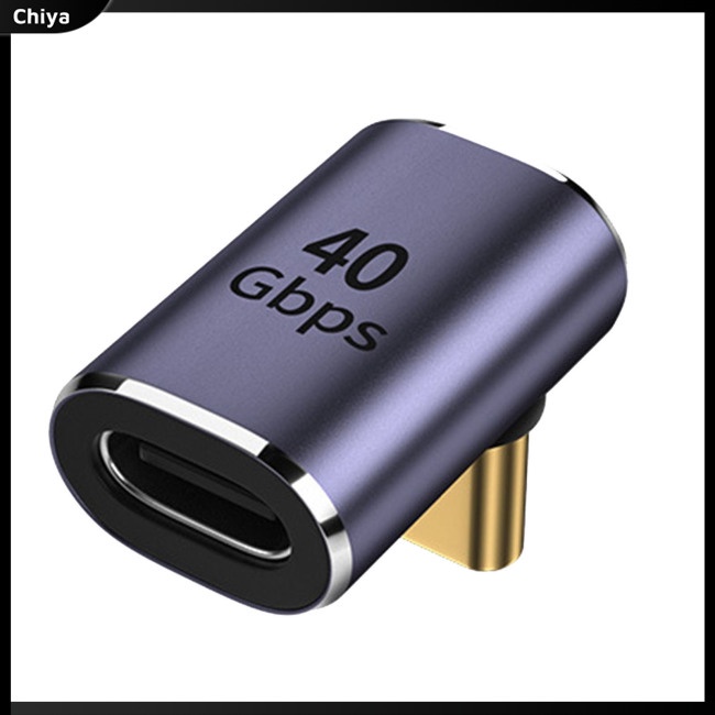 Đầu Nối Chuyển Đổi Type-C 4.0 Male Sang C Female Pd100w 40gbps Sạc Nhanh Cho Notebook