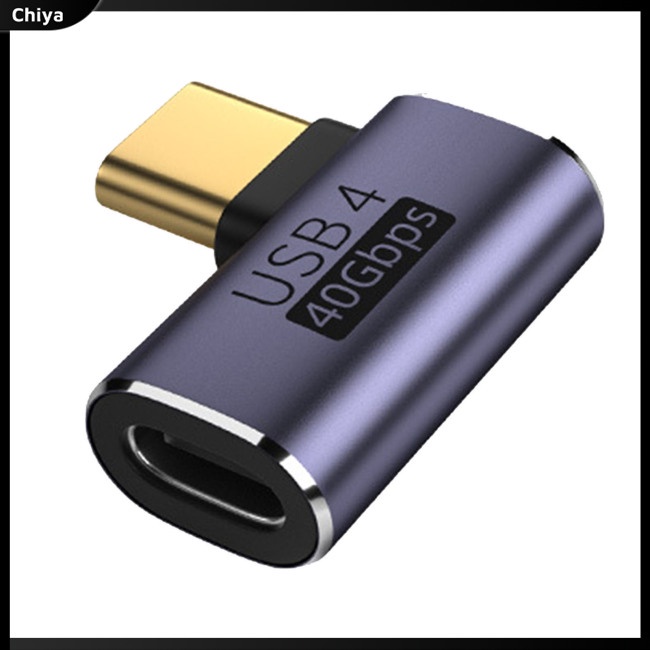 Đầu Nối Chuyển Đổi Type-C 4.0 Male Sang C Female 40gbps Pd100w Cho Thunderbolt 4 Notebook