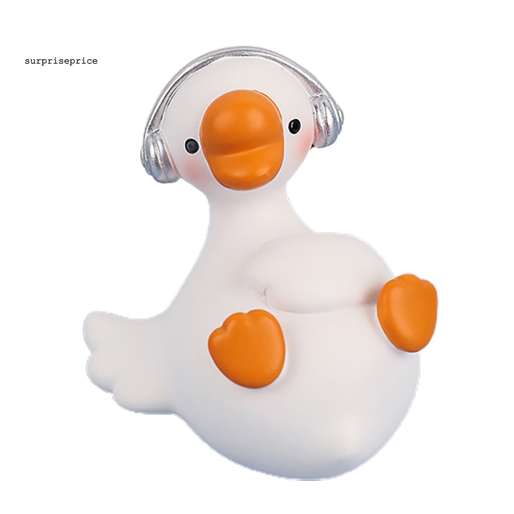 Mô Hình Chú Ngỗng Cỡ Nhỏ Vui Nhộn Dùng Trang Trí Bánh Kem