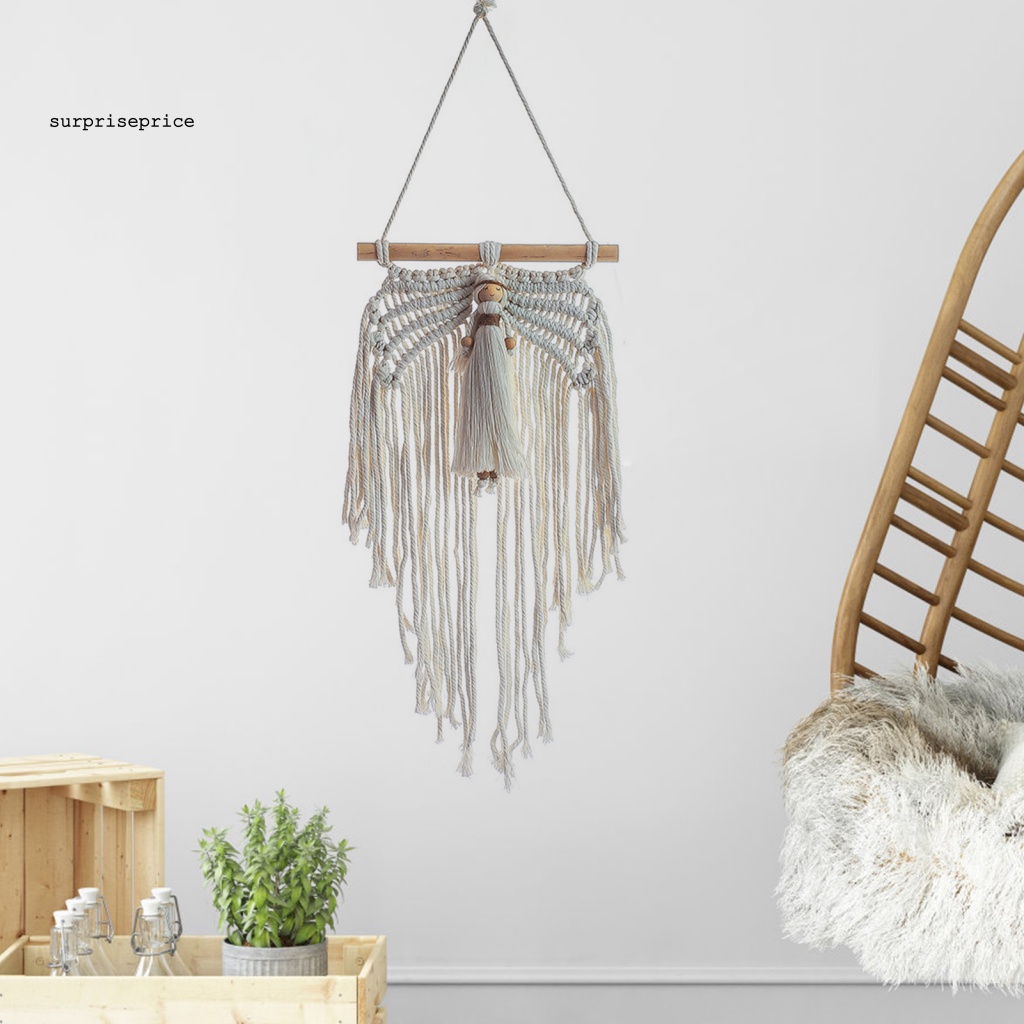 Thảm Dệt Sợi Cotton Thiết Kế Thiên Thần SPA Sành Điệu Trang Trí Phòng Trẻ Em