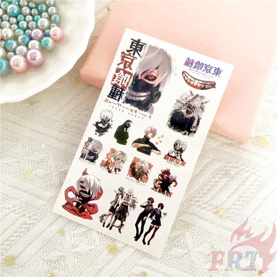 ❣️1 Tấm Hình Xăm Dán Tạm Thời Hình Tokyo Ghoul Series 02❣️ Hình Xăm Dán Chống Thấm Nước Quyến Rũ