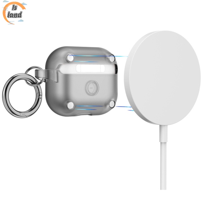 Vỏ Bảo Vệ Hộp Sạc Tai Nghe Không Dây Từ Tính Chống Bụi Cho Airpods3