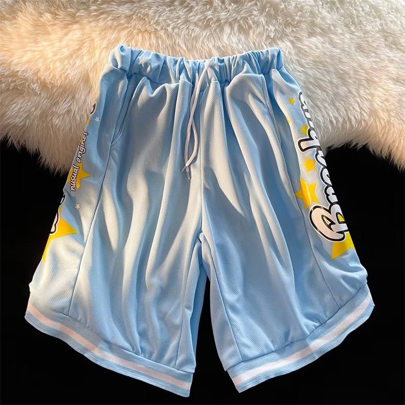 Quần Short Lưng Thun Co Giãn Phong Cách Thời Trang Nhật Bản Cho Nam Giới Có size M-2XL