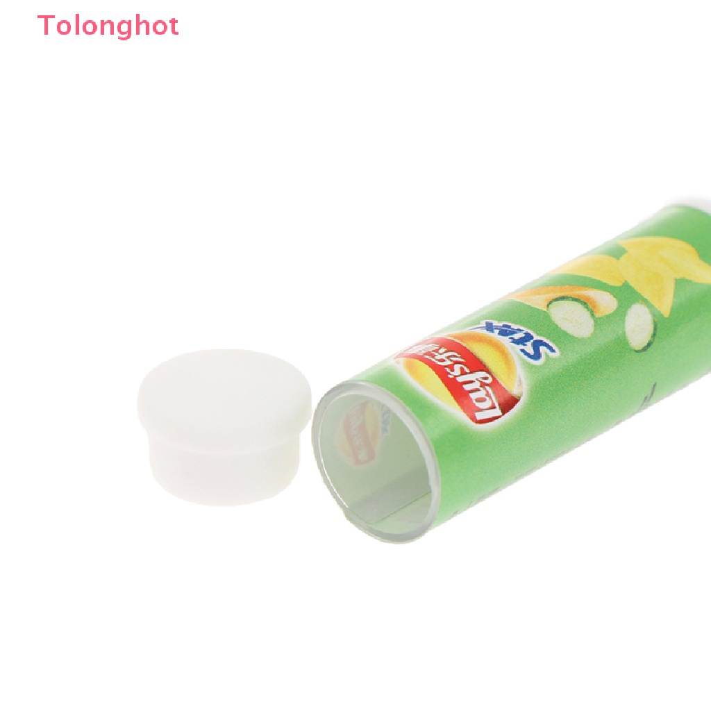 Set 4 Mô Hình Chai Khoai Tây Chiên Tỉ Lệ 1: 12 Trang Trí Nhà Búp Bê