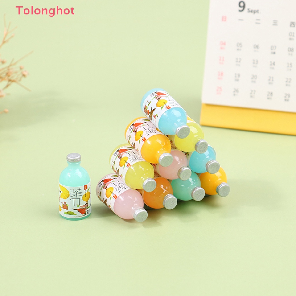 Set 10 Chai Nước Ép 1 / 12 Dùng Trang Trí Nhà Búp Bê