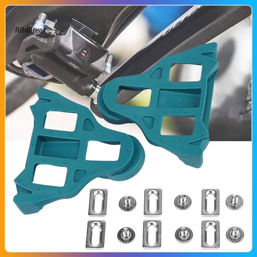 1 Bộ Vỏ Bọc Bảo Vệ Bàn Đạp Xe Đạp 0 / 2 / 6 Độ Bằng Nhựa ABS Chống Mòn Chống Trượt