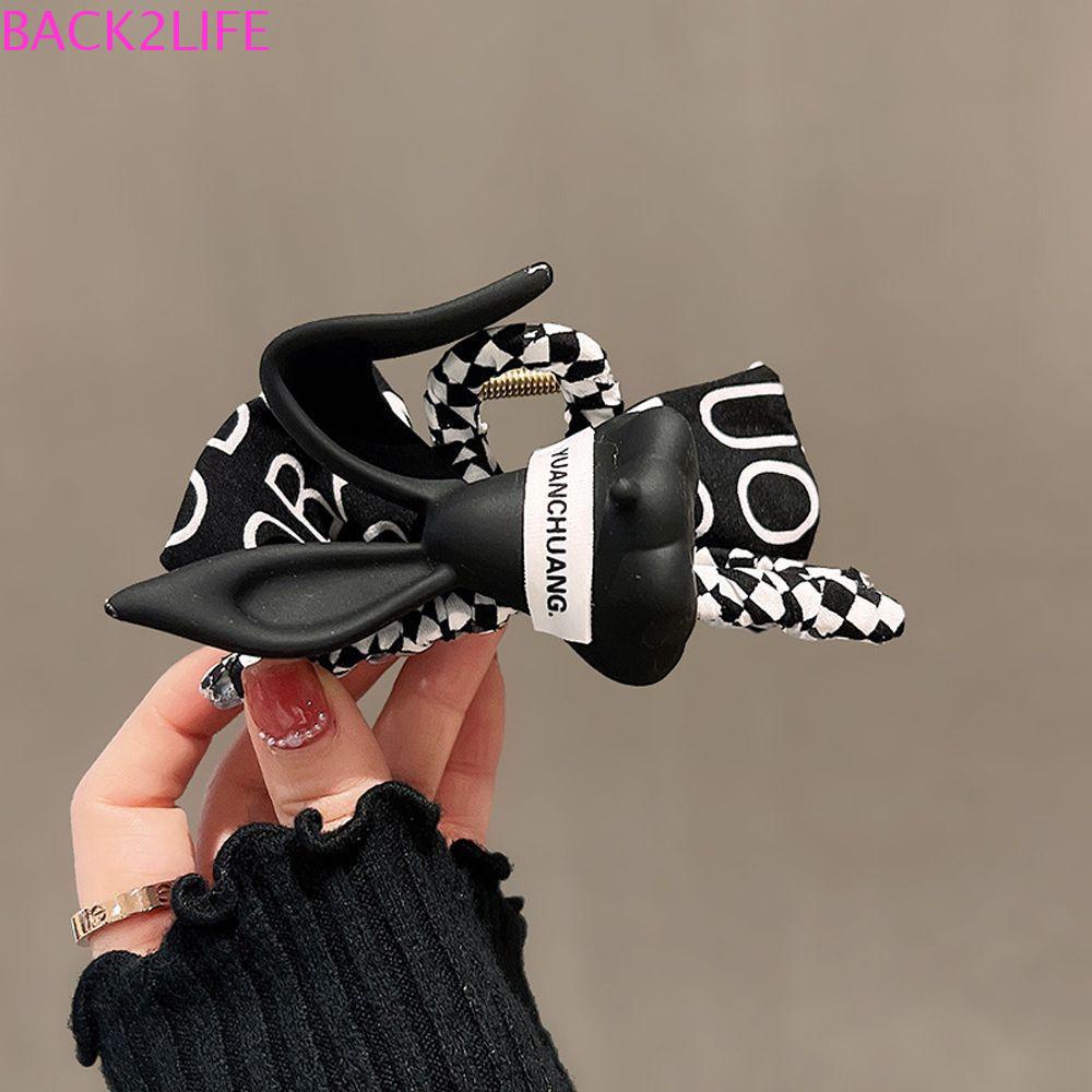 Kẹp Tóc Càng Cua / Nơ / Thỏ Kiểu Vintage Thanh Lịch Cho Nữ BACK2LIFE