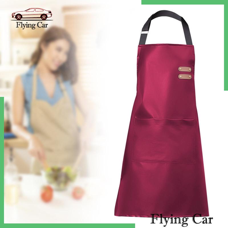 Tạp Dề Nấu Ăn Có Túi Lớn Chống Nước DIY Cho Nữ [Lzdjfmy2]
