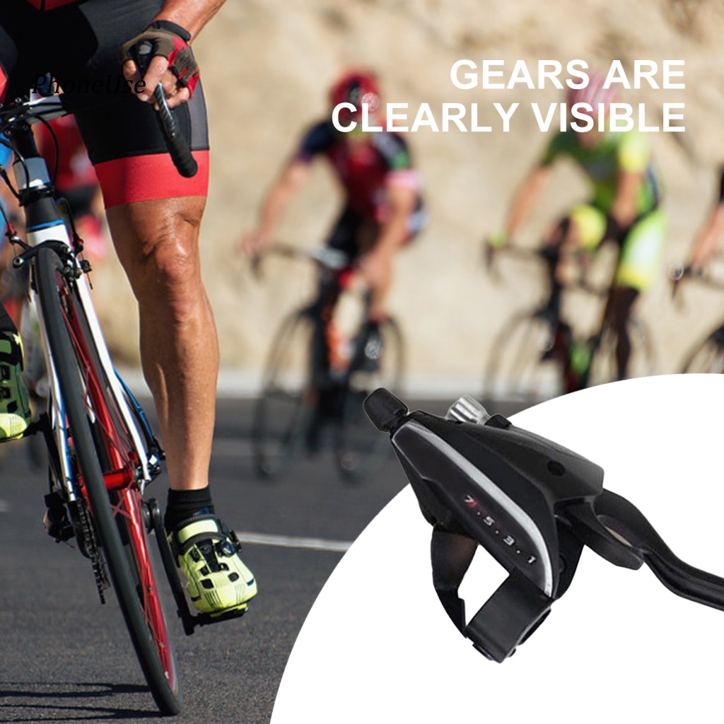 Bộ 2 Cùi Đề Xe Đạp Leo Núi EF65-7 3x7 Tốc Độ Chính Xác Bằng PU Cho MTB