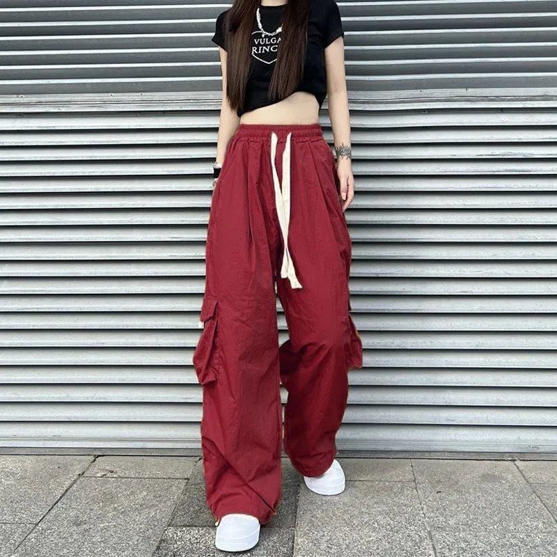Quần baggy MMIOT y2k nhiều túi phong cách đường phố mỹ cá tính unisex S-3XL